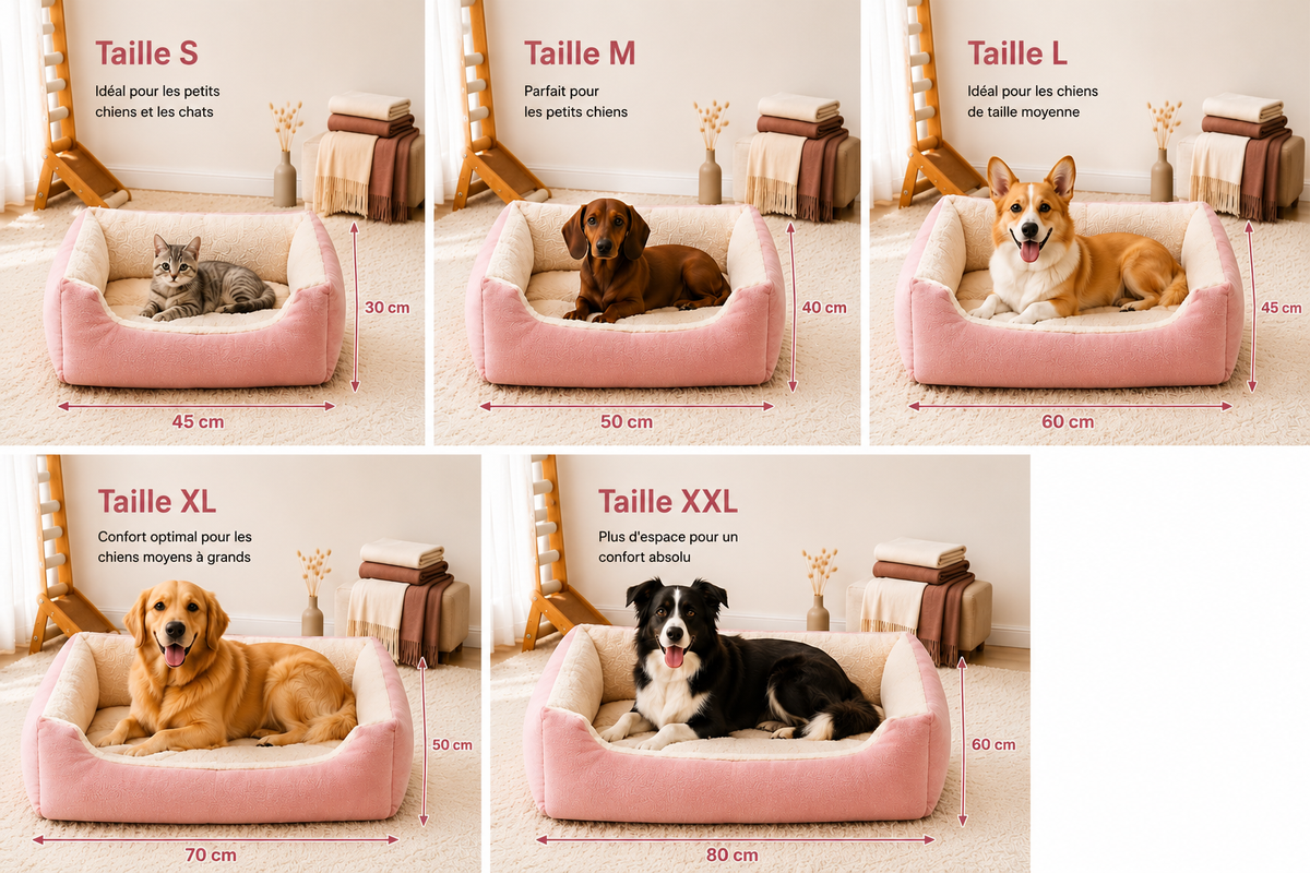 Panier Douillet Rose poudré – PupGenius